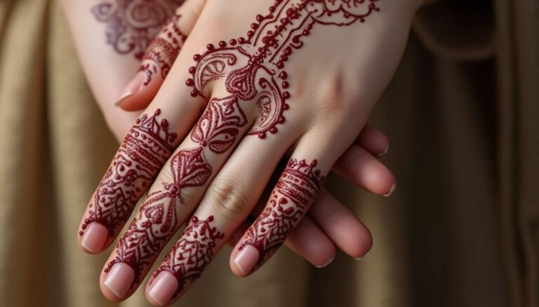 طريقة نقش الحناء للمناسبات والأفراح السعودية
