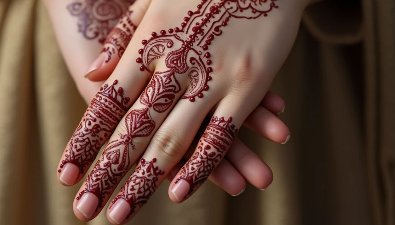 طريقة نقش الحناء للمناسبات والأفراح السعودية
