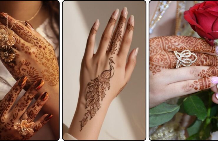 صور نقش حناء فخمة علي اليدين 2025